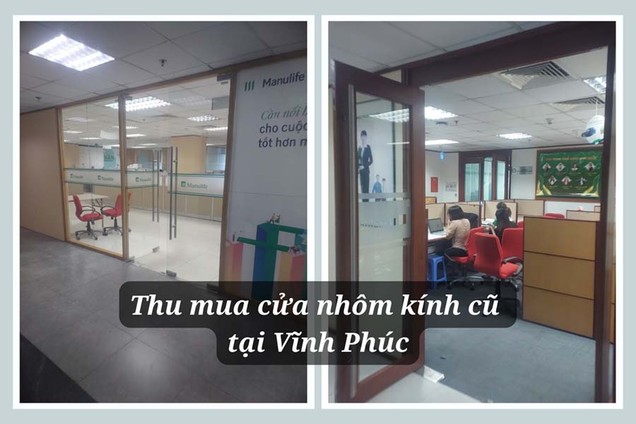 thu mua cửa nhôm kính cũ tại Vĩnh Phúc